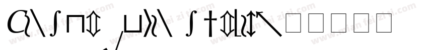 Consumption symbol字体转换